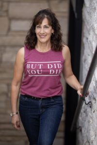 Gina Forcatto wearing a tank: but did you die